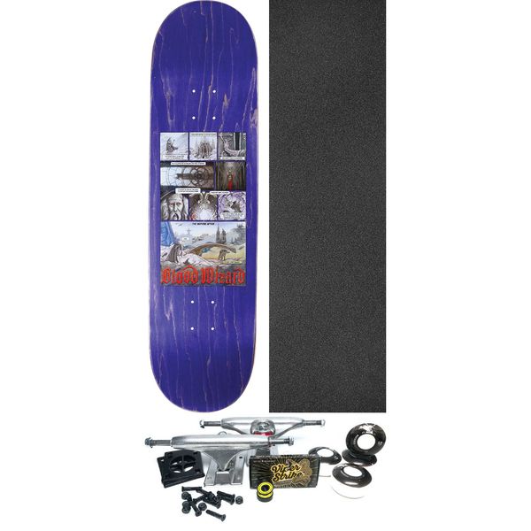 Blood Wizard Skateboards Outer Realms Vol.3 Skateboard Deck - 8.5" x 32.375" - Complete Skateboard Bundle